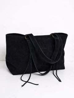 CARTERA BOHO NEGRO GAMUZA - comprar online