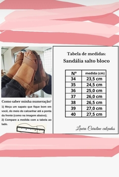 Saltinho Bloco Ana Tranças tons de marrom (salto 2 cm) - loja online