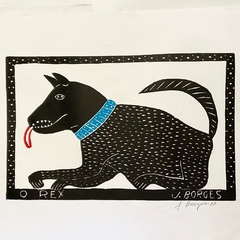 Xilogravura - O Rex - José Francisco Borges - Expedição Galeria - Compre Online