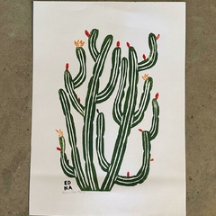 Mandacaru | Xilogravura