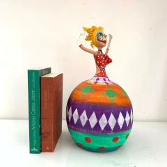 Palhaço Cabaça - Cândida Linz - Expedição Galeria - Arte Popular Brasileira - Compre Online