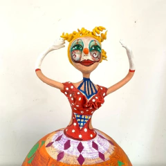 Palhaço Cabaça - Cândida Linz - Expedição Galeria - Arte Popular Brasileira - Compre pelo Site