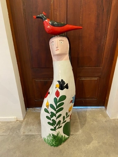 Cabeça com Pássaro