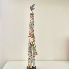 Totem Homem Pássaro - Célio Freire - Expedição Galeria - Compre Online