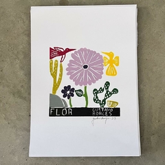 Flor | Xilogravura