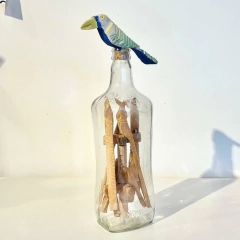 Garrafa com Pássaros G - comprar online