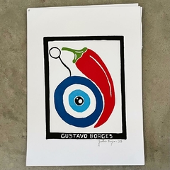 Pimenta | Xilogravura