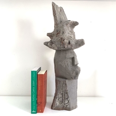 Escultura Cabeça - Zé Bezerra - Expedição Galeria - Arte Popular Brasileira - Compre Online