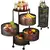 Canasto Organizador Triple con Ruedas | Ideal para Verduras, Frutas y Más - tienda online