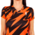 Camiseta Feminina Orange Ray - comprar online