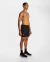 Shorts 2 em 1 longo - Preto com gecko branco - Kupaa Sports | Loja de Roupas Fitness, Corrida e Esportivas