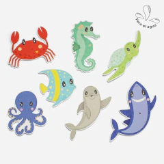 ANIMALES DE GOMA EVA PARA EL AGUA - tienda online