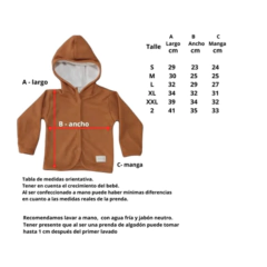 CAMPERA ALGODON PANAL