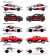 TOYOTA RACING - PACK COM 5 CARROS na internet