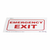 Adesivo Emergency Only