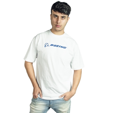 Camiseta Boeing Cor Branca