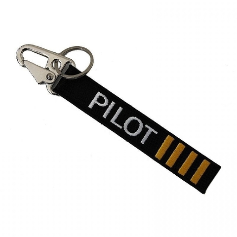 Chaveiro Pilot 4 Faixas com Mosquetão