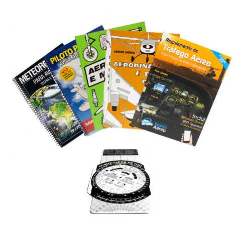 Kit Piloto Privado Com Computador de Voo