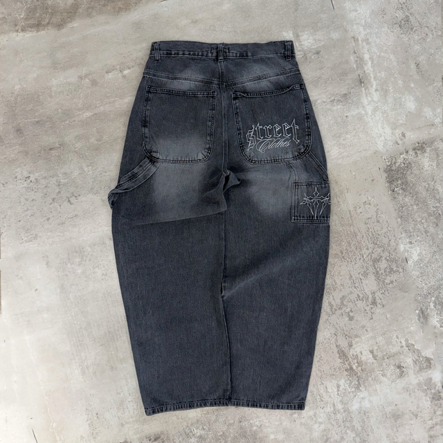Jean Baggy Grey "Bordado" thumbnail 2