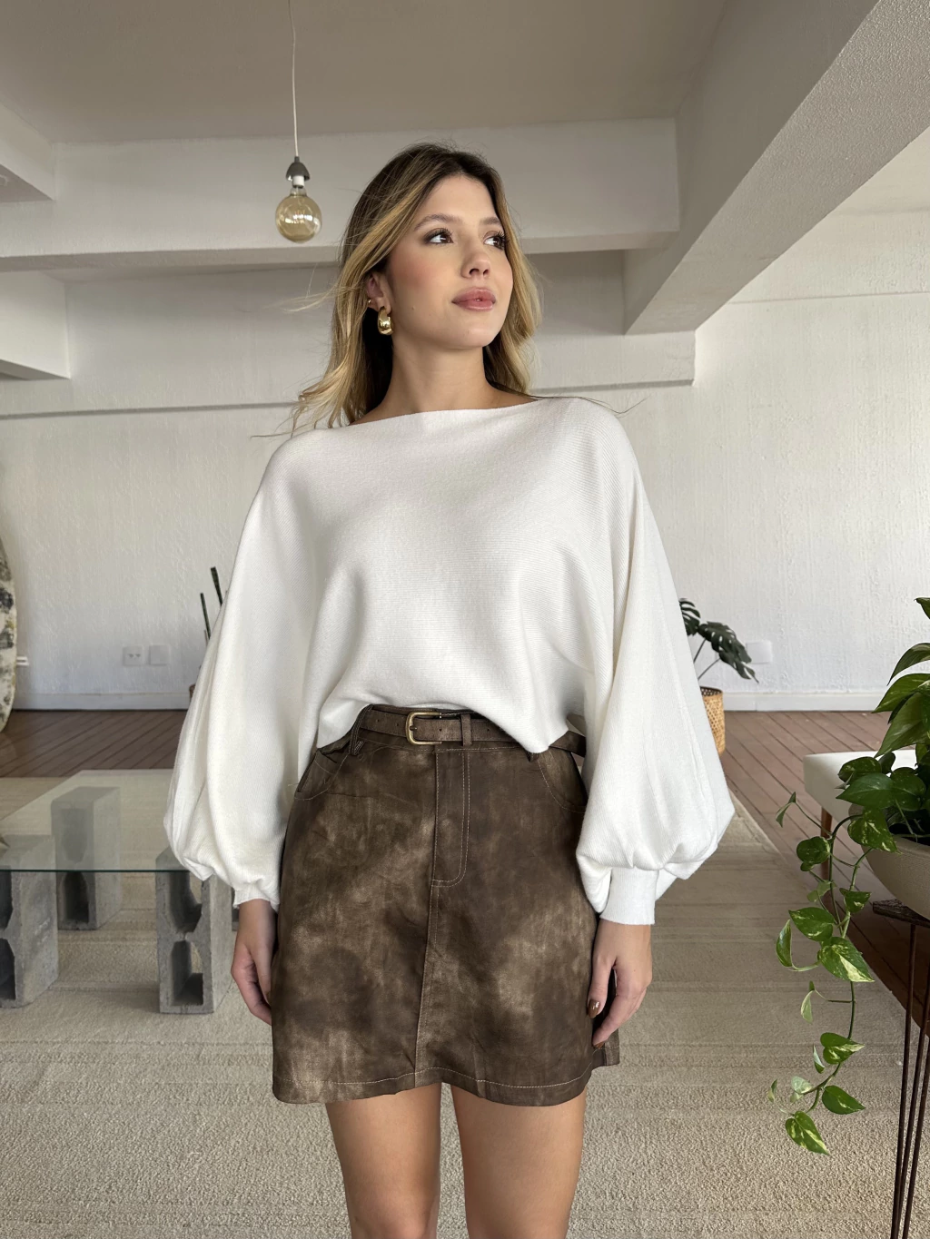 tricô lucy off white
