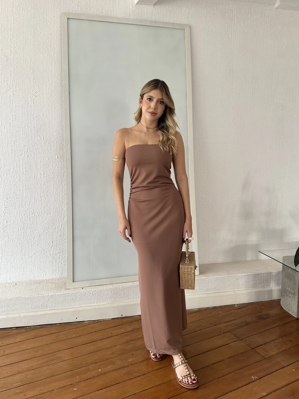 Vestido Bali marrom