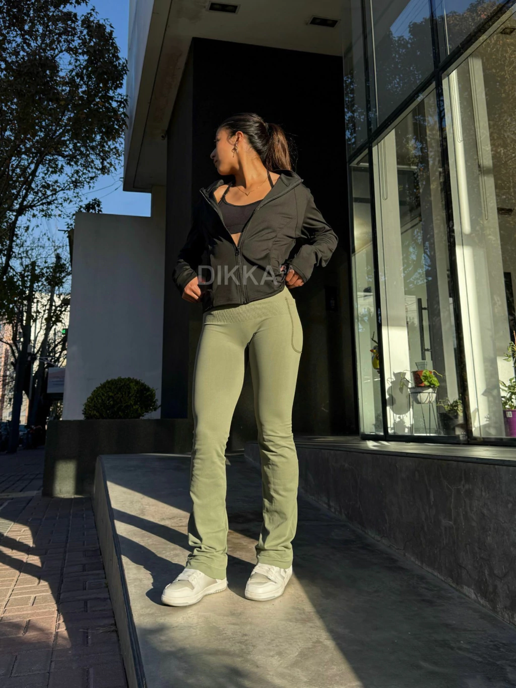 CALZA RECTA VERDE