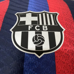 Camisa Barcelona I 24/25 Jogador Nike Masculina - Azul e Grená - Esporte Chique - A sua loja de Importações de Artigos esportivos