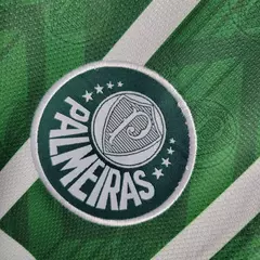 Imagem do Camisa Retrô Palmeiras 1996 - Torcedor Rhumell Masculina - Verde com detalhes branco com patrocínio Parmalat