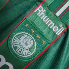 Camisa Retrô Palmeiras I 1999 - Torcedor Rhumell Masculina - Verde com listras em branco - comprar online