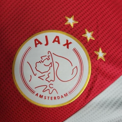 Camisa Ajax Home 21/22 Adidas Masculina Jogador - Branco e Vermelho - comprar online