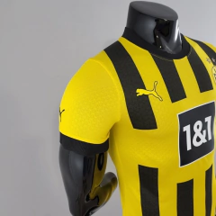 Camisa Borussia Dortmund Home 22/23 Jogador Puma Masculina - Amarelo e Preto - Esporte Chique - A sua loja de Importações de Artigos esportivos