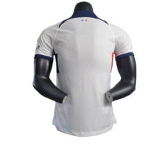 Camisa PSG Away 23/24 Jogador Nike Masculina - Branco - Esporte Chique - A sua loja de Importações de Artigos esportivos