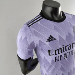 Camisa Real Madrid Away 22/23 Jogador Adidas Masculina - Roxa - Esporte Chique - A sua loja de Importações de Artigos esportivos