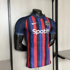 Camisa Barcelona I 24/25 Jogador Nike Masculina - Azul e Grená