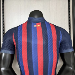 Camisa Barcelona I 24/25 Jogador Nike Masculina - Azul e Grená - Esporte Chique - A sua loja de Importações de Artigos esportivos