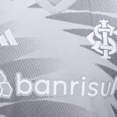 Imagem do Camisa Internacional III 24/25 - Torcedor Masculina - Cinza com detalhes em vermelho
