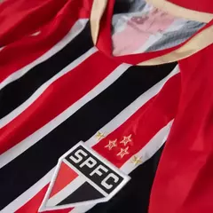 Camisa São Paulo II 25/26 - Torcedor New Balance Masculina - Vermelha e preta - Esporte Chique - A sua loja de Importações de Artigos esportivos