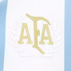 Camisa Seleção Argentina Edição Comemorativa 25/26 - Torcedor Masculina - Branca com listras em azul - loja online