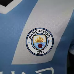 Camisa Manchester City I 25/26 - Jogador Masculina - Azul com detalhes em branco - loja online