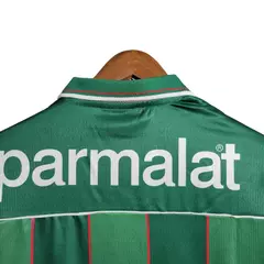 Imagem do Camisa Retrô Palmeiras I 1999 - Torcedor Rhumell Masculina - Verde com listras em branco
