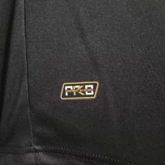 Camiseta Vasco Treino 23/24 - Kappa Torcedor Masculino - Preta com detalhes em cinza e vermelho - loja online