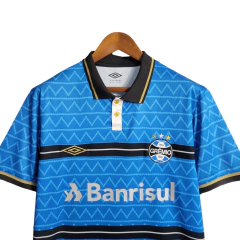 Camisa Grêmio Edição Especial 23/24 Umbro Torcedor Masculino - Azul escuro com detalhes em preto e branco - Esporte Chique - A sua loja de Importações de Artigos esportivos