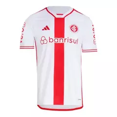 Camisa Internacional II 24/25 - Torcedor Masculina - Branca com detalhes em vermelho