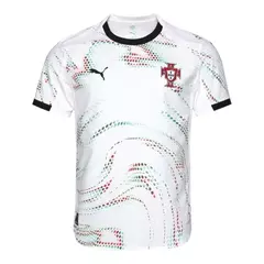 Camisa Seleção Portugal II 25/26 - Torcedor Masculina - Branca com detalhes em verde e vermelho