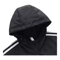 Jaqueta Corta-Vento Roma 24/25 - Masculina - Preta com detalhes em branco na internet