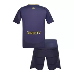 Kit Infantil Boca Juniors III 25/26 - Adidas - Azul com detalhes em amarelo - comprar online