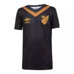 Camisa Athletico Paranaense III 24/25 - Torcedor Masculina - Preta com detalhes em dourado