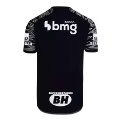 Camisa Atlético Mineiro III 24/25 - Torcedor Masculina - Preta com detalhes em cinza e Com Patrocínio - comprar online