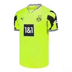 Camisa Borussia Dortmund Edição especial de Aniversário 25/26 - Torcedor Masculina - Amarela neon com detalhes em preto