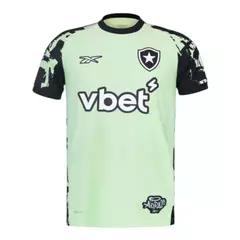 Camisa Botafogo Fourth Goleiro 25/26 - Torcedor Reebok Masculina - Verde com detalhes em preto e Com Patrocínio